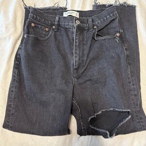 Abercrombie & Fitch Ankle Straight Ultra High Rise jeans (Curve Love)